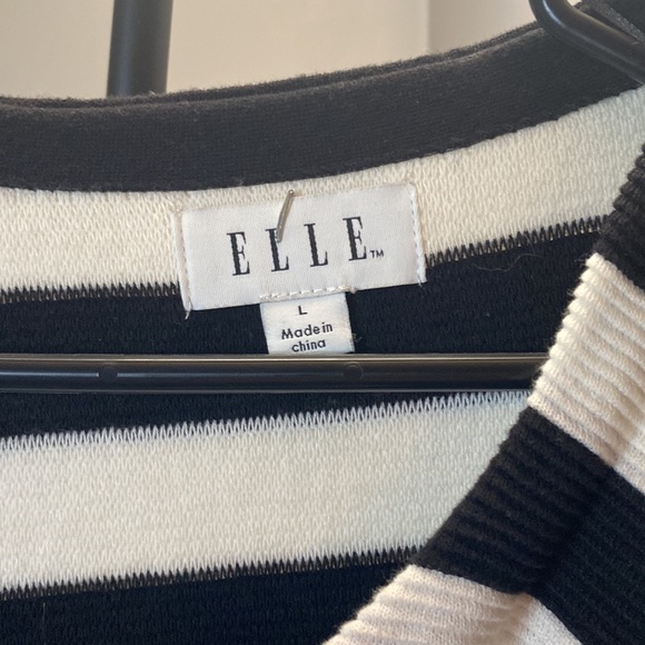 Black and white striped coat - Picture 2 of 3